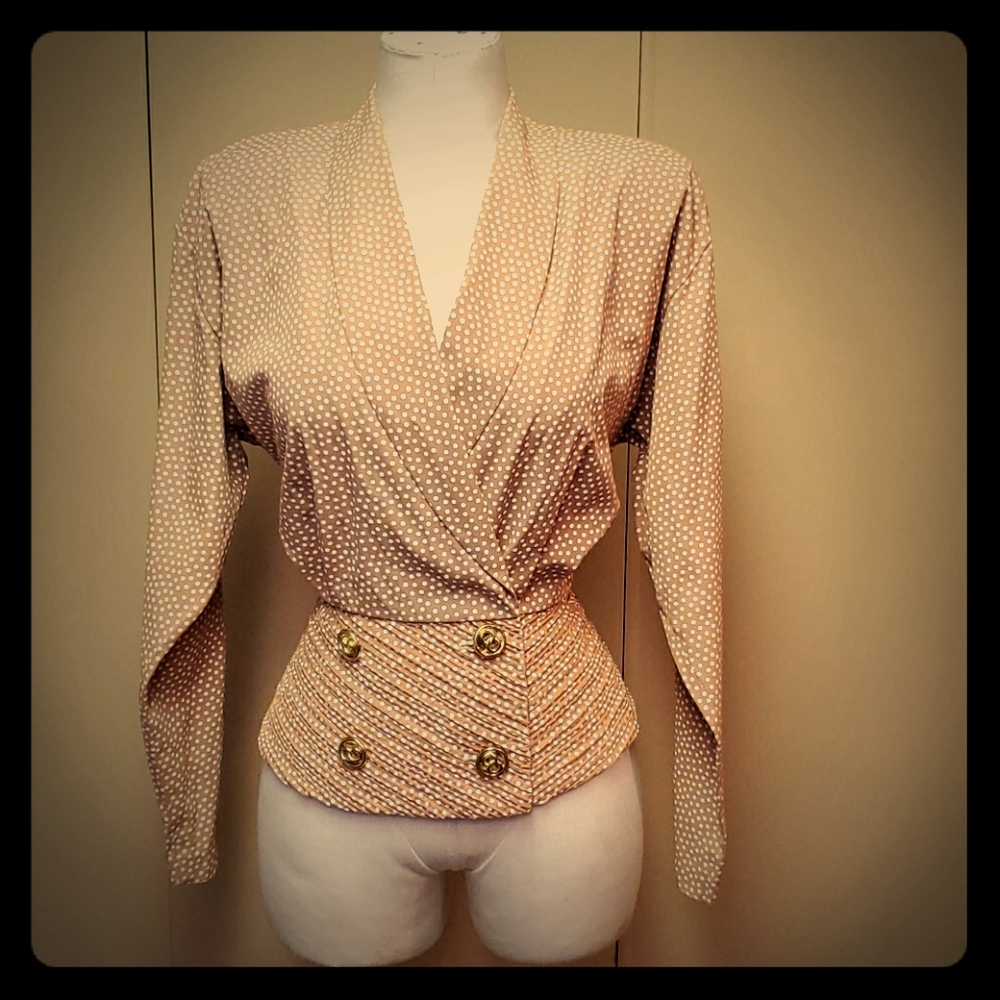 Vintage sheri Martin blouse blazer